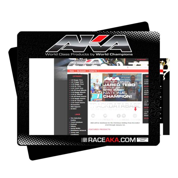 16x20x1/8" window counter mats with rubber backing