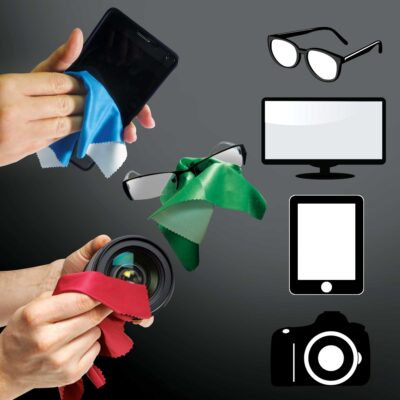 1 Sided Custom Cleaning Cloth, Packaged - Image 3