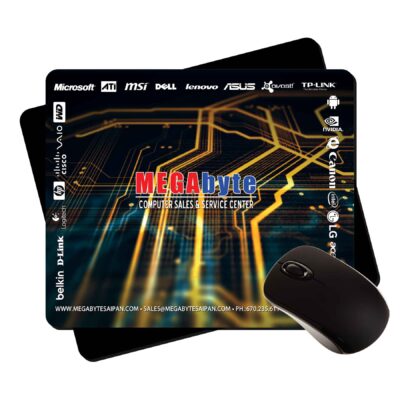 Large Select Plastic Mouse Pad | RUSH, 7.75"x9.25" 1/16" - Image 1