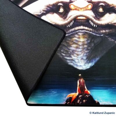 14x24x1/16" Black Stitched Edge Counter Mats - Image 4