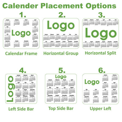 available calendar layouts for calendar mouse pads