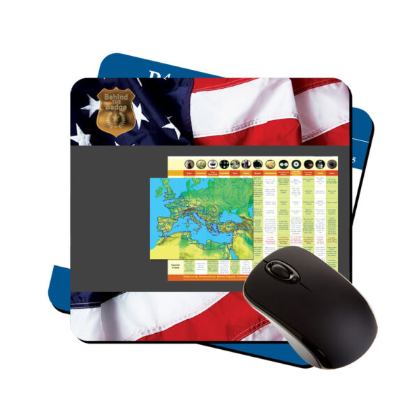 7.5x8x1/16" lift top mouse pads with rubber backing