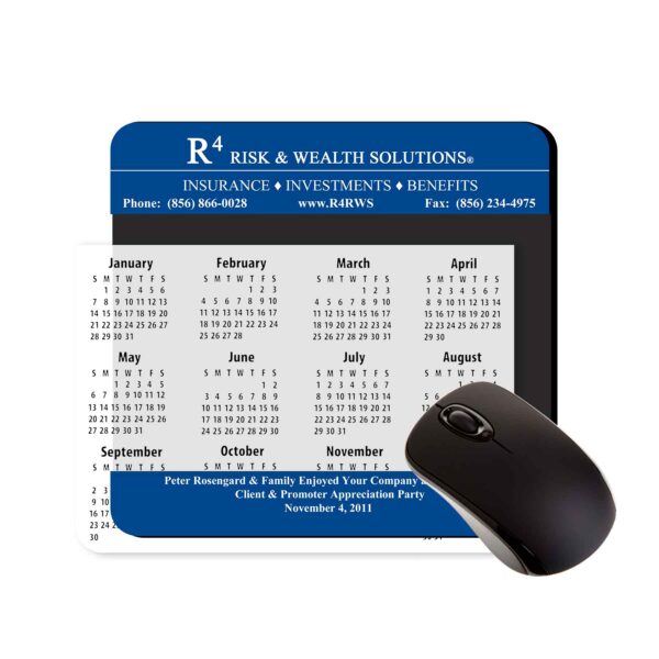 7.5x8x1/8" lift top insert mouse pads with rubber backing