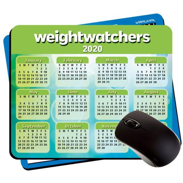 7.75x9.25x1/8" eva foam plastic calendar mouse pads