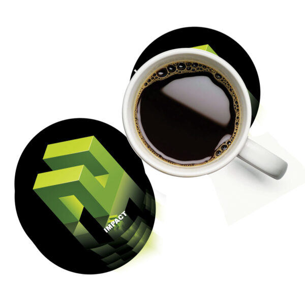 4" round coasters custom printed 4" round coasters