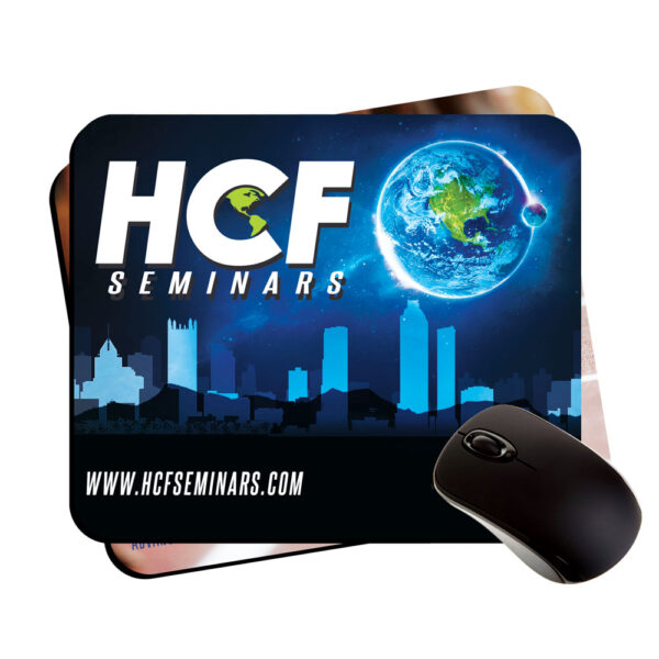 7.75x9.25x1/4" soft top mouse pads with rubber backing